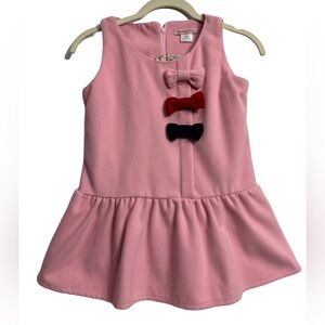 PAULINIE Fleece Peplum Winter Dress, SIZE 7/8
